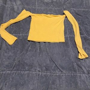 Kendall and Kylie off the shoulder crop top